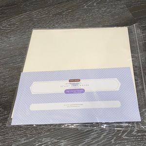 CLOSE TO MY HEART SCRAPBOOKING OFF WHITE 12 x 12 Cardstock 25 pages